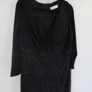 Mac Duggal Black Lace Dress